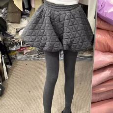 批发实货  韩国东大门秋冬季新款时尚百搭松紧腰阔腿裤显瘦<b class='q'>纯色</b><b class='q'>短裤</b><b class='q'>女</b>