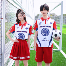 批发出货中--版权保护--新款实拍--班服运动POLO短袖<b class='q'>T</b><b class='q'>恤</b>套装校服