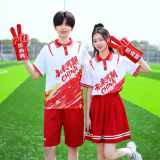 批发出货中--版权保护--新款实拍--班服运动POLO短袖<b class='q'>T</b><b class='q'>恤</b>套装校服