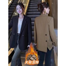 批发休闲今年流行西服女2025秋冬季新款洋气显瘦<b class='q'>女士</b>西装外套女小个子