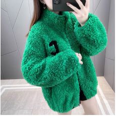 批发<b class='q'>外套</b><b class='q'>女</b>潮ins冬季加绒加厚双面绒立领保暖卫衣<b class='q'>女</b>开衫拉链抓绒衣<b class='q'>女</b>