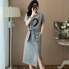 批发休闲时尚套装裙夏季显瘦气质减龄韩版<b class='q'>女士</b>运动风半身裙两件套