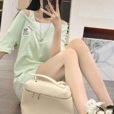 批发原版做工】短袖短裤休闲运动<b class='q'>套装</b><b class='q'>女</b>夏装2026新款设计感时尚两件套
