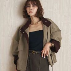 批发2026秋冬新款风衣短款外套女设计感宽松小个子短款夹克上衣