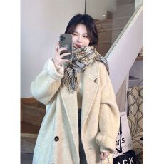 批发2026赫本风毛呢外套秋冬韩版宽松原版做法小个子呢子大衣女中长款
