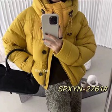 批发商场同款欧货2025冬季新时尚白鸭绒设计感小个子连帽羽绒服外套女