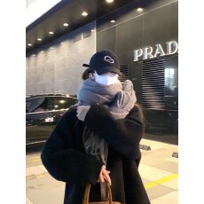 批发韩版小个子中长款呢子大衣加厚衫秋冬款保暖流行直简型毛呢外套衫