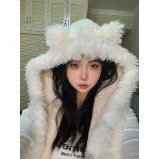 批发女生百搭款连帽马甲外穿款<b class='q'>上衣</b>环保皮草皮毛一体超好看保暖款女装