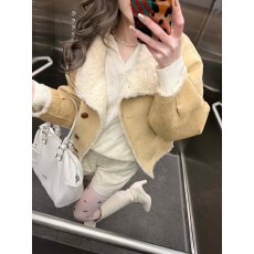 批发超好看厚羊羔毛皮毛一体麂皮外套女2026新款<b class='q'>秋</b>冬季加厚保暖棉衣服