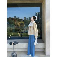 批发皮毛一体麂皮外套女2025新款<b class='q'>秋</b>冬季加厚保暖棉服超好看百搭款上衣