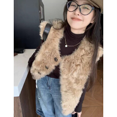 批发2026款百搭高级感流行宽松型外穿毛毛设计感时尚秋冬季保暖款上衣