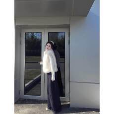 批发环保皮草背心马甲女款<b class='q'>秋</b>季外穿小个子叠穿款百搭流行舒适女生上衣