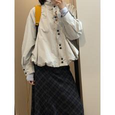 批发轻熟风韩系巨好看高级感小个子<b class='q'>外套女</b>2026秋季新款慵懒风气质上衣