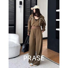 批发休闲套装短款连帽银狐绒卫衣松紧腰卫<b class='q'>裤</b>高腰显瘦长<b class='q'>裤</b>