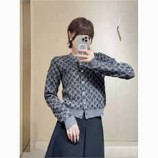 韩系纽扣圆领针织开衫女长袖2025秋冬季韩系穿搭上衣外套