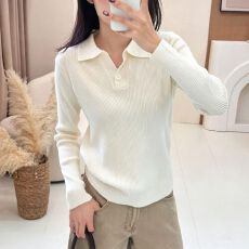 批发polo翻领长袖针织打底衫女秋冬季修身显瘦<b class='q'>百搭</b>内搭毛衣上衣