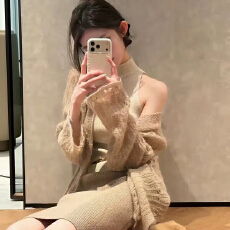 批发韩系轻熟高知穿搭外套内搭上衣包臀半裙三件<b class='q'>套装</b>