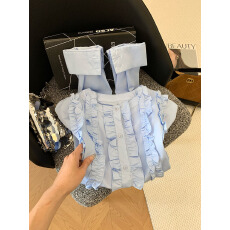 批发<b class='q'>实拍</b>2025<b class='q'>衬衫</b>圆领宽松长袖法式温柔甜美文艺复古设计感叠穿上衣