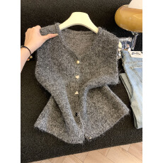 批发实拍无袖女款打底纯色韩版洋气时尚针织开衫马甲坎肩外搭背心上衣