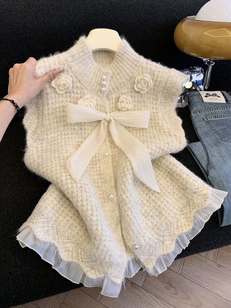 MY17195# 气质叠穿百搭马甲上衣女装新款小众高级宽松坎肩马夹女裝貨源...