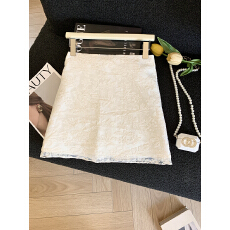 批发实拍法式刺绣网纱<b class='q'>半身裙</b><b class='q'>女</b>2026春夏新款气质高腰显瘦A字包臀短裙