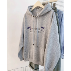 批发加绒加厚卫衣<b class='q'>外套</b>女装秋冬韩版连帽宽松印花<b class='q'>长袖</b>上衣潮