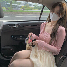 批发防晒喇叭袖雪纺开衫女夏薄款蕾丝超仙外搭罩衫披肩