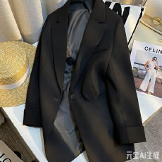 批发休闲设计感西装外套女2026<b class='q'>春</b>季新款独特袖口高级感