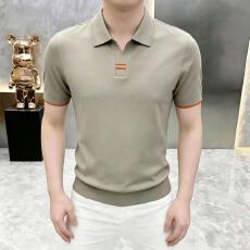 高档夏季男士时尚翻领短袖T恤POLO衫潮流商务休闲半袖男装