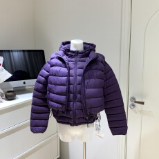 批发alright then 90%白鸭绒宽松正肩短款羽绒马甲保暖外套