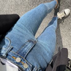 批发高腰牛仔裤女九分修身显瘦显高大码胖MM<b class='q'>紧身</b>弹力百搭铅笔<b class='q'>小脚裤</b>子