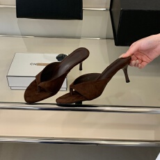 批发夹趾人字拖女夏季外穿细跟凉鞋2026年法式新款百搭气质高跟女鞋子