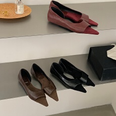 批发设计感鱼嘴尖头露趾凉鞋女2026夏季新款复古侧空单鞋包跟罗马凉鞋