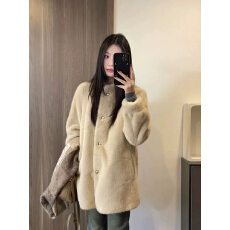 批发仿兔毛双面穿棉服帆布加厚毛绒<b class='q'>秋</b>冬季座山雕情侣外套连帽