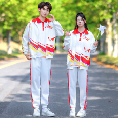 批发2025新款实拍情侣套装运动套装学院风班服三件套套装