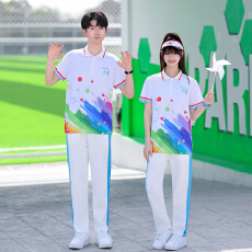 批发合唱朗诵歌咏比赛演出服套装初中生中<b class='q'>小学生</b>运动会开幕式服装班服