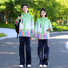 批发2026#新款<b class='q'>学生</b>冲锋衣<b class='q'>班</b><b class='q'>服</b>活动演出<b class='q'>服</b>三件套套装
