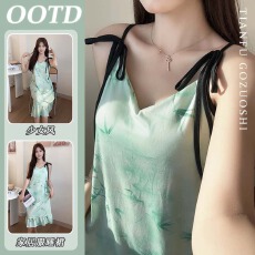 批发优质面料性感露背<b class='q'>睡衣</b>女夏季<b class='q'>莫代尔</b>冰丝纯欲高级感大码美背