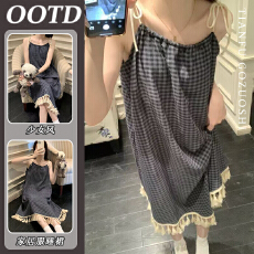 批发带胸垫纯欲少女睡裙带胸垫夏季女款睡衣新款外穿短袖家居服