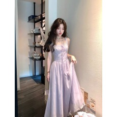 批发7/18 20:00 95折款<b class='q'>芭蕾舞</b>曲3.0 蕾丝方领无袖背心长<b class='q'>裙</b>