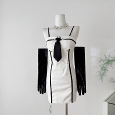 批发万圣节穿搭性感<b class='q'>日系</b>学院水手服包臀裙女秋纯欲辣妹修身显瘦抹胸裙