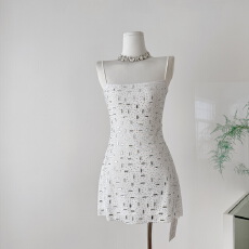 批发Younger Lady<b class='q'>欧美</b>重工闪钻抹胸吊带<b class='q'>连衣裙</b>性感收腰显瘦礼服短裙夏