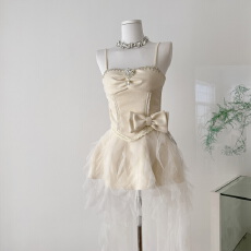 批发【瑞茜】 奥菲莉亚 秋<b class='q'>冬</b>千金显瘦重工上衣网纱半裙R1129-1T