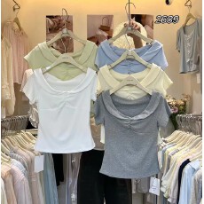 批发温柔风甜美<b class='q'>娃娃领</b>高级感休闲修身显瘦百搭小衫