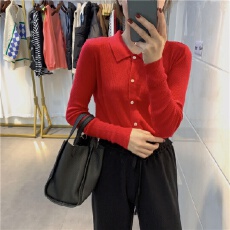 批发秋冬季薄款针织上衣显瘦修身长袖上衣2025新款女时尚韩版开衫