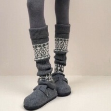 批发韩版袜套堆堆袜<b class='q'>女</b>2026年春季配<b class='q'>连裤袜</b>厚保暖腿套显瘦<b class='q'>女</b>生小腿袜