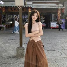 批发复古中国风女装旗袍式<b class='q'>短袖</b>t恤女夏季2026新款气质修身内搭上衣