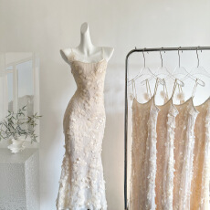 批发Barb Chill<b class='q'>晚宴</b>千金 亮片刺绣年会<b class='q'>礼服</b>长裙女冬生日裙包臀连衣裙