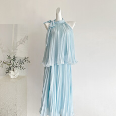 批发有洧早春上衣2026新款无袖背心女夏外穿直筒a字半身裙套装