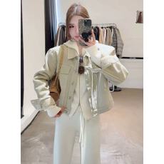 批发韩版加绒牛仔外套女冬季2025新款复古宽松休闲百搭夹克开衫上衣潮